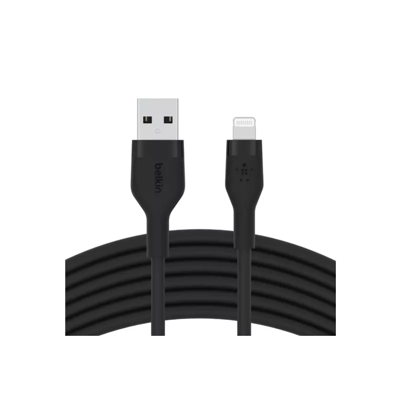 Belkin BOOST CHARGE Flex cabo USB-A para Lightning CAA008BT1MBK, 1 m, preto