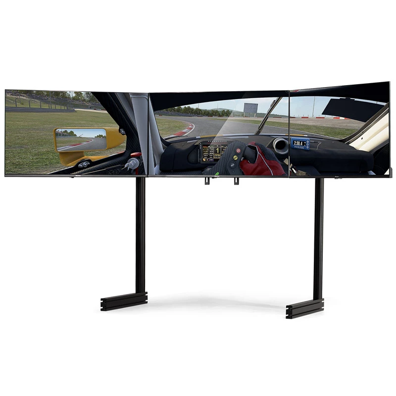 Next Level Racing Elite suporte independente para três monitores, 21–43 polegadas, preto