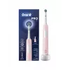 Escova de dentes elétrica Oral-B Pro Series 1 Cross Action para adulto, recarregável, rosa, número de cabeças de escova: 1, número de modos de escovagem: 3