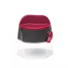 Picadora manual JATA HMAQ4508 preto rosa lâmina de aço inoxidável