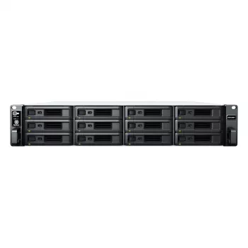 Synology RackStation RS2423+ NAS/servidor de armazenamento em rack (2U) Ryzen Embedded V1780B 8 GB DDR4 0 TB DiskStation Manager preto, cinzento