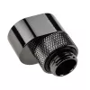 Conector angular offset 7mm XSPC G1/4 em cromado preto da XSPC