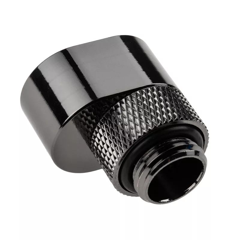 Conector angular offset 7mm XSPC G1/4 em cromado preto da XSPC