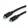 Cabo USB ROLINE 11.02.9057 USB 3.2 Gen 2 1 m USB C preto