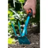 Gardena 08915-20 - Enxada de puxar - trapezoidal - aço - azul - preto/laranja (08915-20)