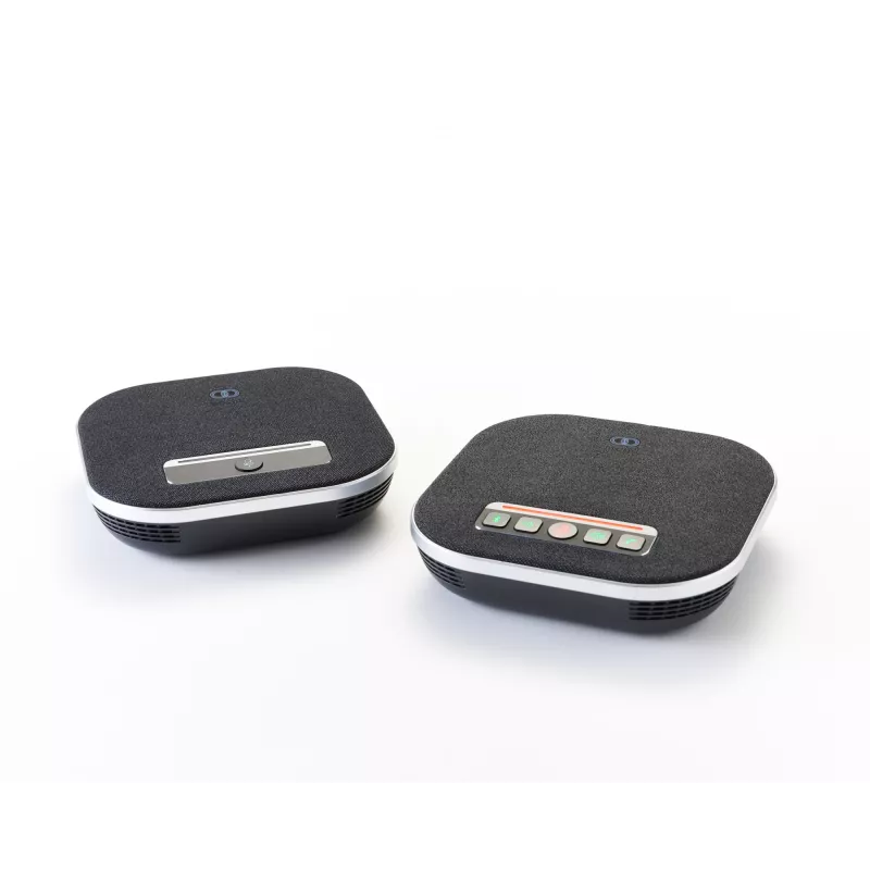 Conferência alta-voz Boom Collaboration GEMINI com microfone integrado, Bluetooth e USB, preto