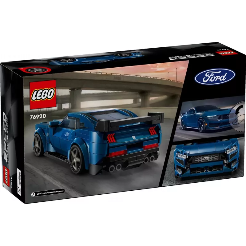 LEGO SPEED CHAMPIONS 76920 Ford Mustang Dark Horse carro desportivo