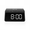 WCACQ30BK, despertador digital, retangular, preto, acrilonitrilo-butadieno-estireno (ABS)