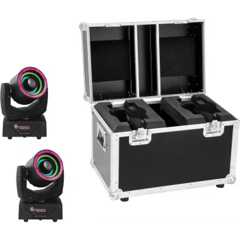 Moving head spot EUROLITE TMH-41 10W LED 7 cores - dispositivo de iluminação de palco, spot motorizado compacto