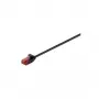 Wentronic Goobay cabo de rede fino CAT 6, U/UTP, preto, 10 m - material de cobre (93730)