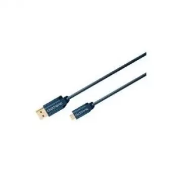 Cabo USB ClickTronic 1,8 m USB 2.0 A-Mini-B m/m 1,8 m USB A Mini-USB B azul (70127)