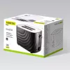 Torradeira Maestro MR-706 preta, torradeira compacta de 2 fatias preta