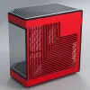 HYTE Y60 Midi Tower preto, vermelho