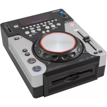 Leitor de CD de mesa Omnitronic XMT-1400 MK2 com reprodução USB e MP3