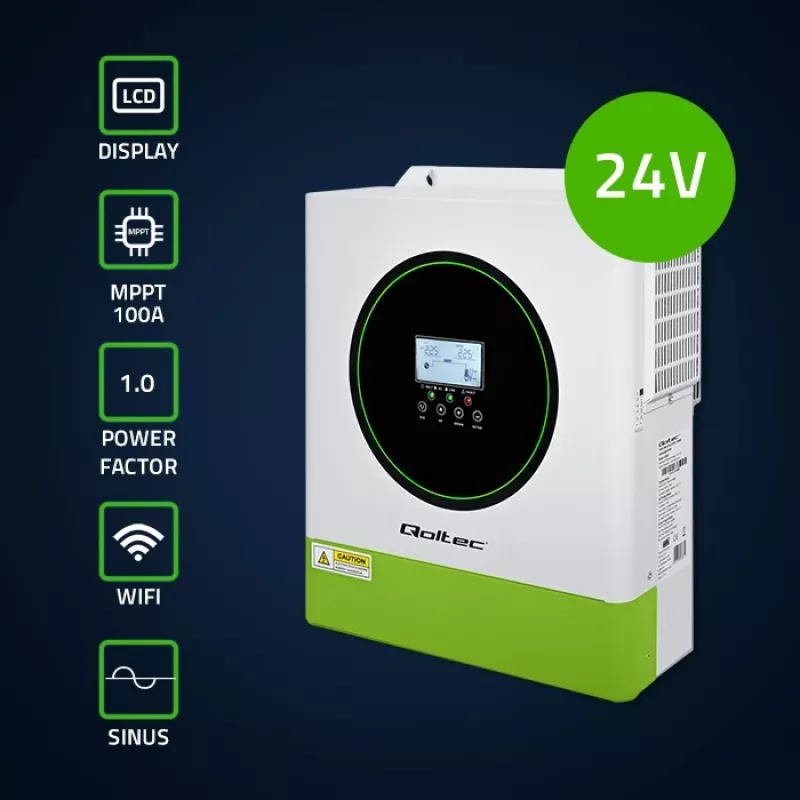 Inversor solar híbrido Off-Grid 3500W, Wi-Fi