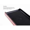 Capa traseira com compartimento para cartões VixFox para iPhone X/XS — capa protetora rosa com compartimento para cartões