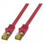 EFB-Elektronik cabo de rede RJ45 Cat.6A S/FTP LSZH Cat.7 cabo bruto vermelho 1,5m fabricante: EFB Elektronik (MK7001.1,5R)