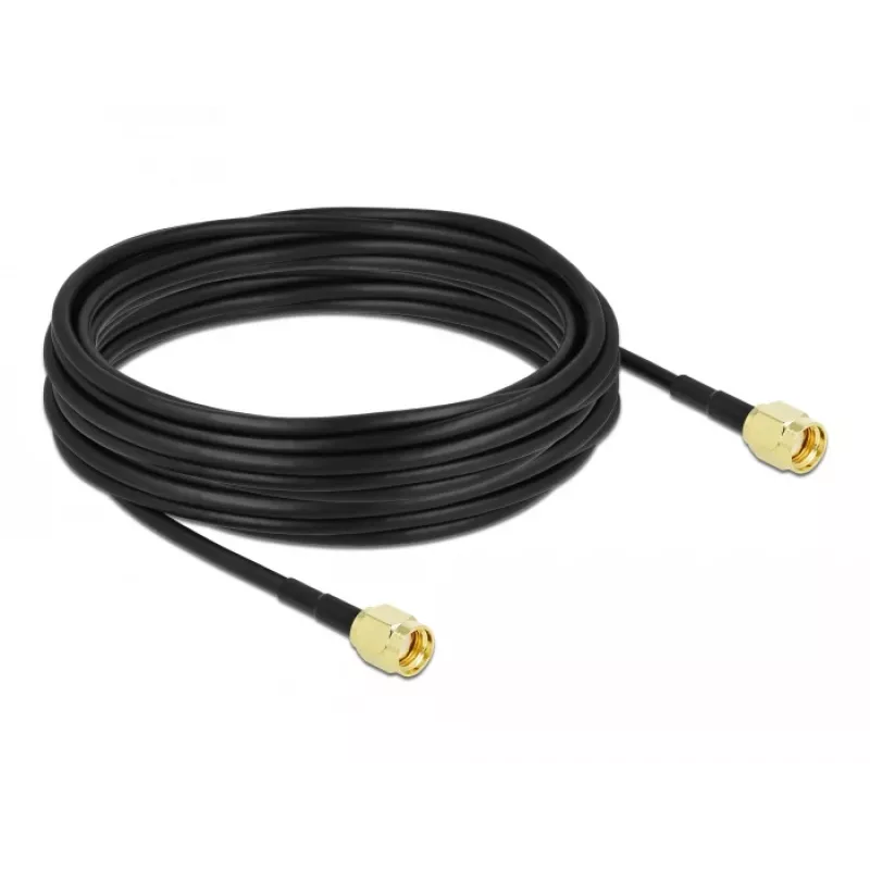 Cabo de antena DeLOCK ficha RP-SMA macho para ficha RP-SMA macho LMR/CFD100 10 m