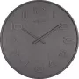 NeXtime Relógio 3095gs Wood Wood Big, Ø52,8 cm, parede, cinzento