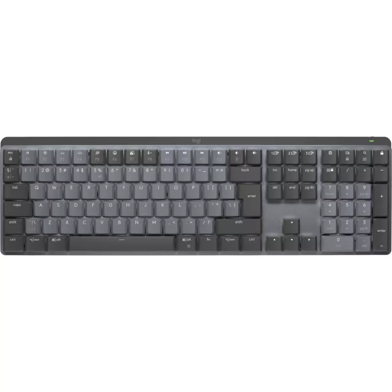 Logitech MX Mechanical teclado, escritório, RF Wireless, Bluetooth, QWERTY US International, cinzento grafite