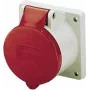 Tomada de embutir TA 32 A, 5p, 6h, 400 V, IP44 1276 – tomada de embutir TA – 32A5p 6h400V (1276)