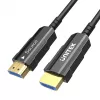 Unitek C11072BK-20M cabo HDMI 2.0 AOC de fibra ótica 20 m, 4K 60 Hz, preto
