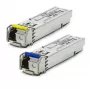 Módulo SFP WDM Extralink 1,25G, 1,25Gbps, 1310/1550nm, monomodo, 20km, LC, DOM, par, desenvolvido para HP/Aruba