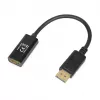 Adaptador de cabo DisplayPort para HDMI IBOX iadp4k — DisplayPort (macho) para HDMI (fêmea), ficha reta, suporte 4K, prateado