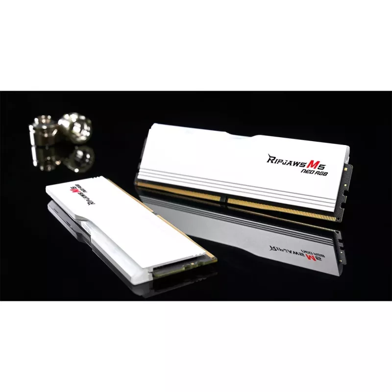 DIMM 64 GB DDR5-6000 (2x 32 GB) Dual-Kit, memória F5-6000J3238G32GX2-RM5NRW, Ripjaws M5 Neo, AMD EXPO