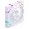 Ventoinha de caixa ARGB PWM de 120 mm Jonsbo HF2-120 Branco – 120 mm, PWM, ARGB