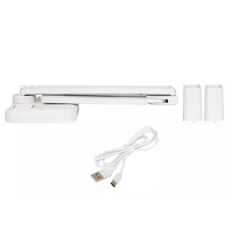 Candeeiro de secretária LED LB-24 com relógio