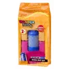 Areia cinética Wonder Factory Never Dry Sand Bag, laranja vermelho