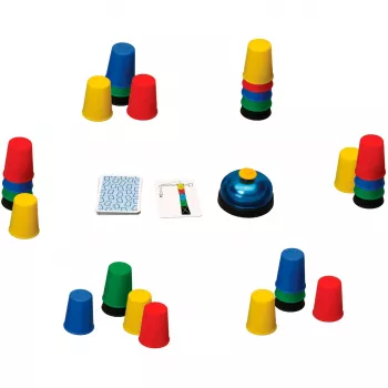 Amigo Speed Cups 6 jogo de tabuleiro 15 minutos família