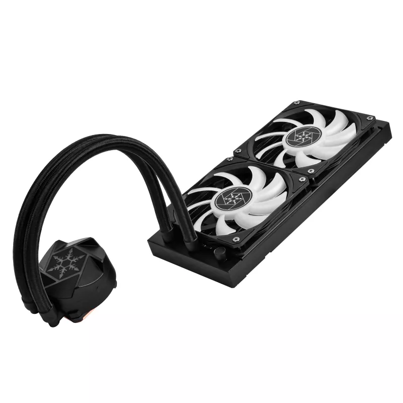 SilverStone VIDA 240 fino, refrigeração líquida AiO, preto - 240mm