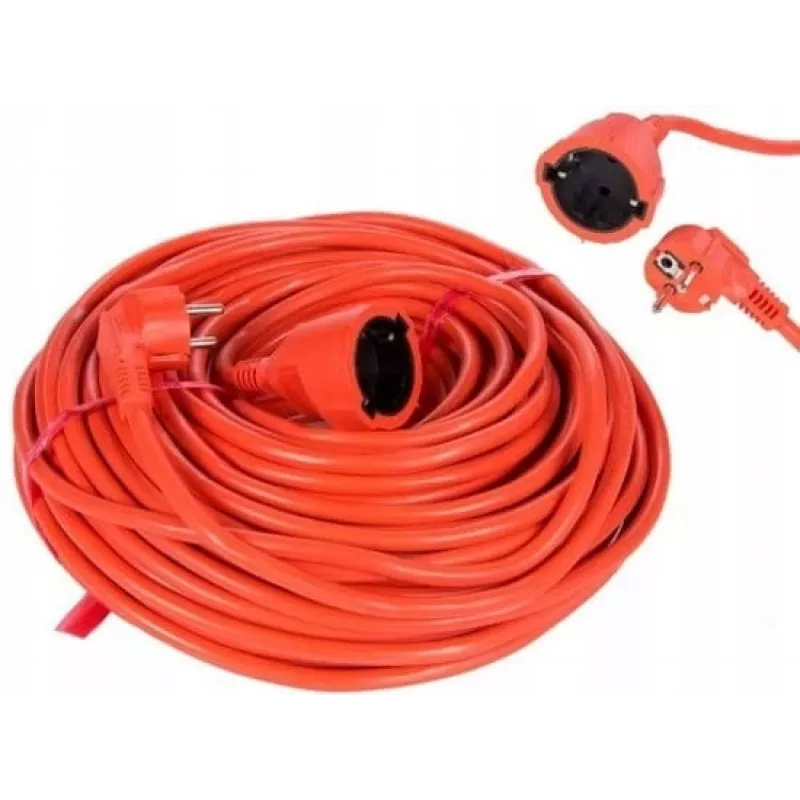 Extensão elétrica enrolável VERTEX PZO20M 20 m 3x2,5 mm laranja