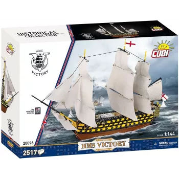 Conjunto de construção Cobi HMS Victory — 2.517 peças, modelo detalhado de navio à vela histórico