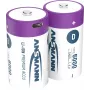 1314-0005 pilhas recarregáveis Li-Ion Mono D 6000 min. 5400 mAh caixa de 2 - pilha - Mono