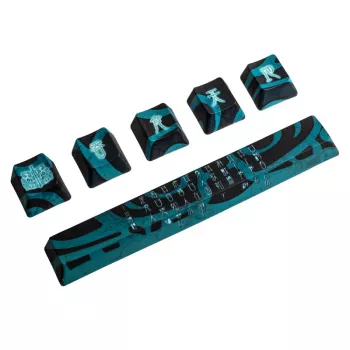 Conjunto de teclas Traitors Taotie — PBT, impressão por sublimação de cor em 5 lados, teclas compatíveis com teclados mecânicos