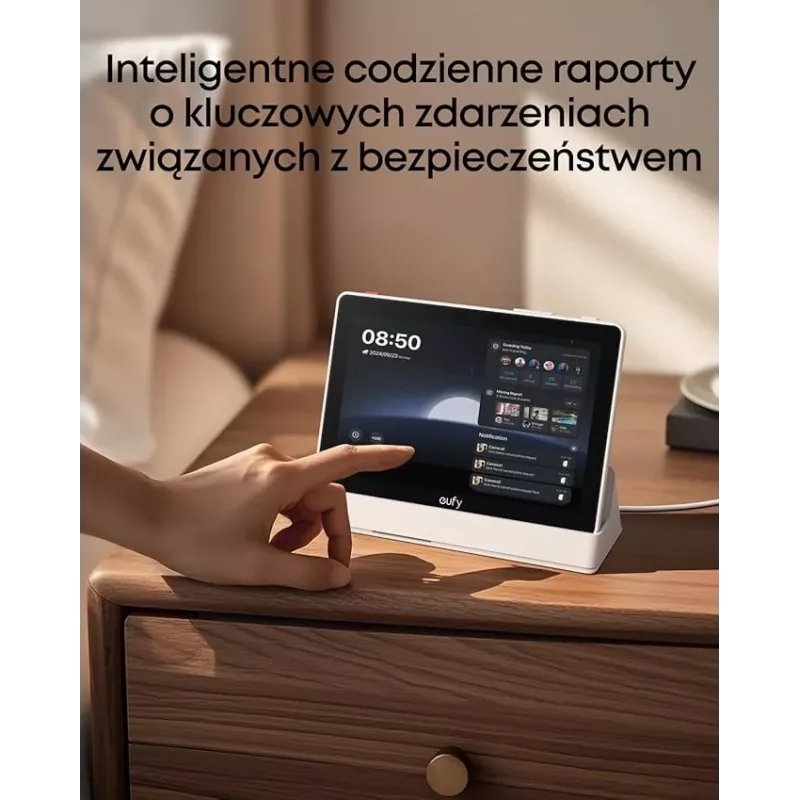 Assistente de segurança doméstica Anker Eufy T87A03W1 dispositivo inteligente preto/branco