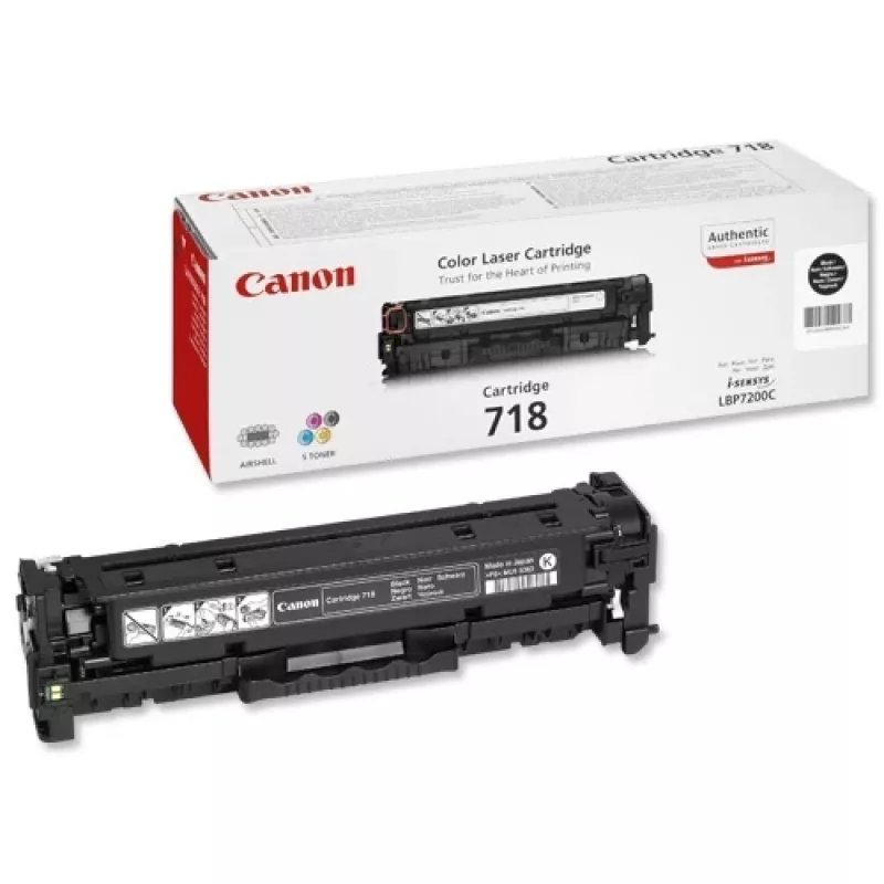Cartucho Canon 718 preto (2662B002) (SPEC)