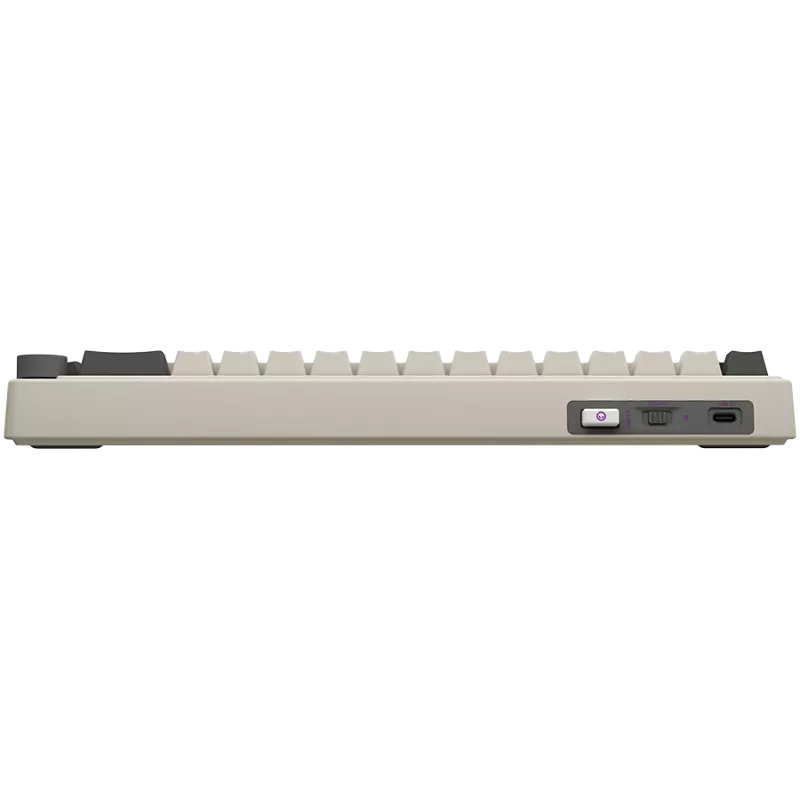 Teclado de gaming mecânico sem fios LORGAR KBP70MW layout 65% bege