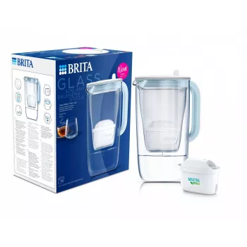 Filtro de água de mesa BRITA 1050452, MAXTRA, depósito de 2,5 L (1,4 L filtrados), azul/branco