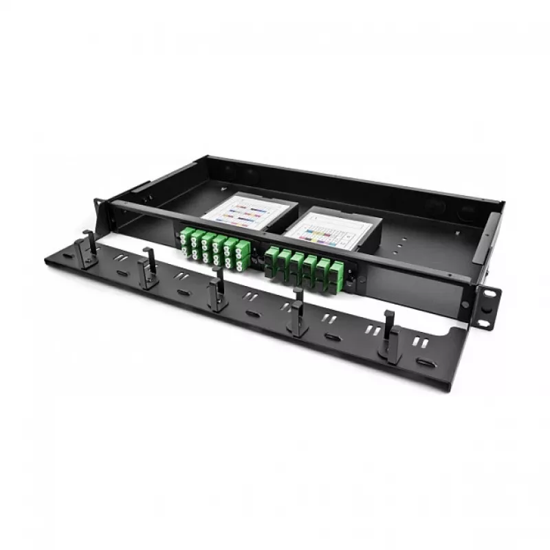 Cassete DeLOCK Fiber Optic HD MPO macho para 12× SC simplex fêmea 12 fibras monomodo 9/125 µm