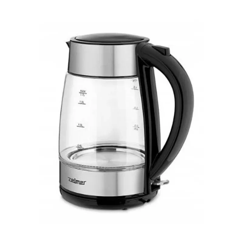 Chaleira elétrica Zelmer 1,7 L 2200 W Preto Aço inoxidável