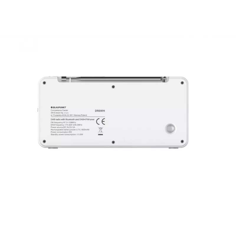Rádio portátil Blaupunkt DR6WH branco