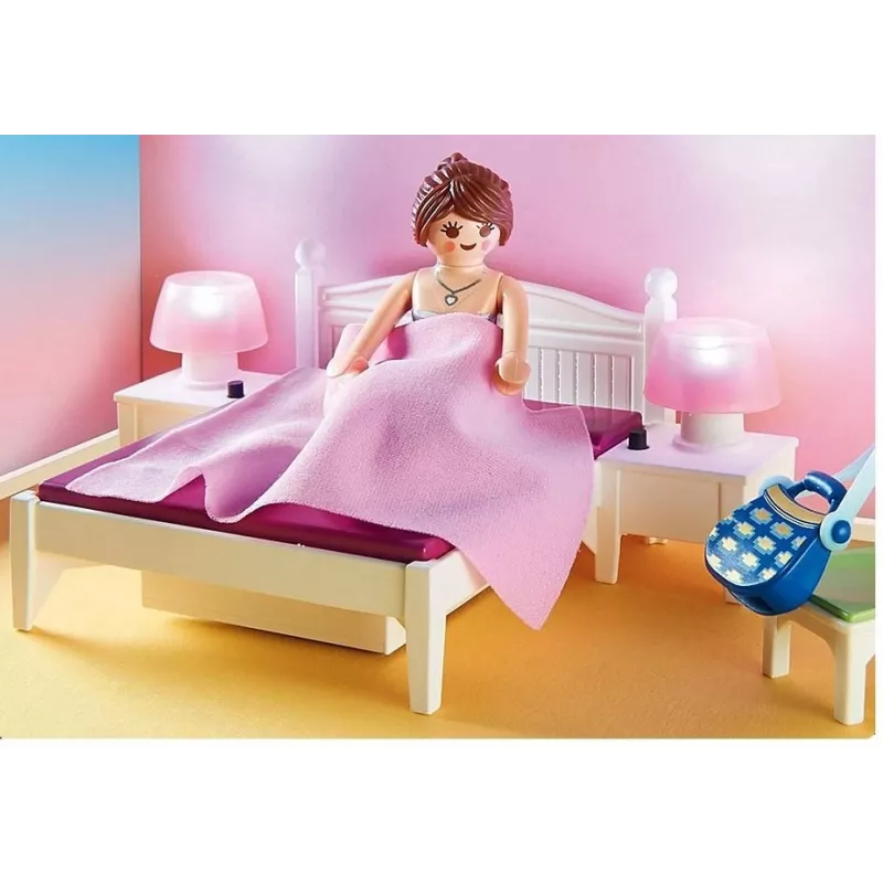 Playmobil Casa de bonecas conjunto de brincar com figuras – Quarto com canto de costura 70208