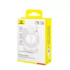 Cabo de carregamento rápido Baseus Gem USB para IP 2.4A 2 m branco