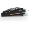 Teclado Sharkoon SGK25 Home USB QWERTZ alemão preto 75% RGB LED
