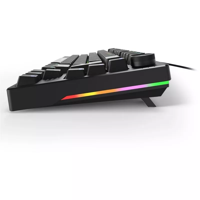 Teclado Sharkoon SGK25 Home USB QWERTZ alemão preto 75% RGB LED