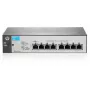 Switch de rede HP Enterprise 1810-8G — 8 portas Gigabit Ethernet, não gerido, modelo J9802-61001-RFB